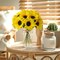 Artificial Sunflowers in Vase – Summer Table Centerpieces & Home Decor